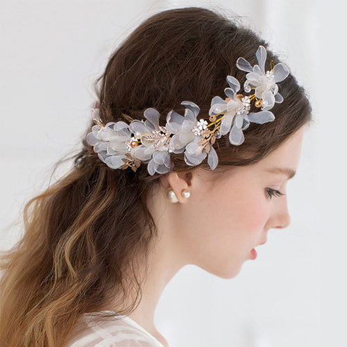 Minimalist Pearl Hair Vine Korean Style - Lumina edition