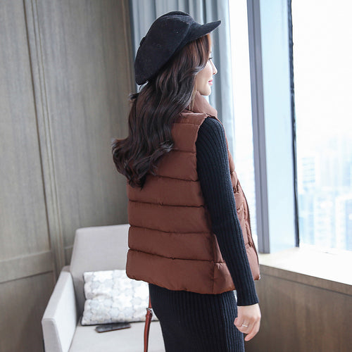 Casual Pocket Cotton Jacket in Solid Color