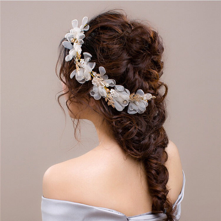 Minimalist Pearl Hair Vine Korean Style - Lumina edition